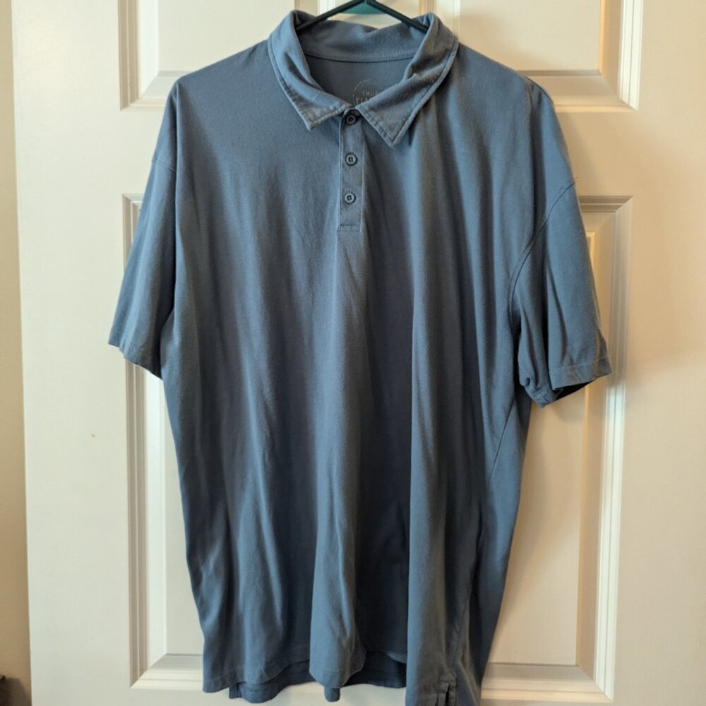 True Classic Heather Blue  Polo